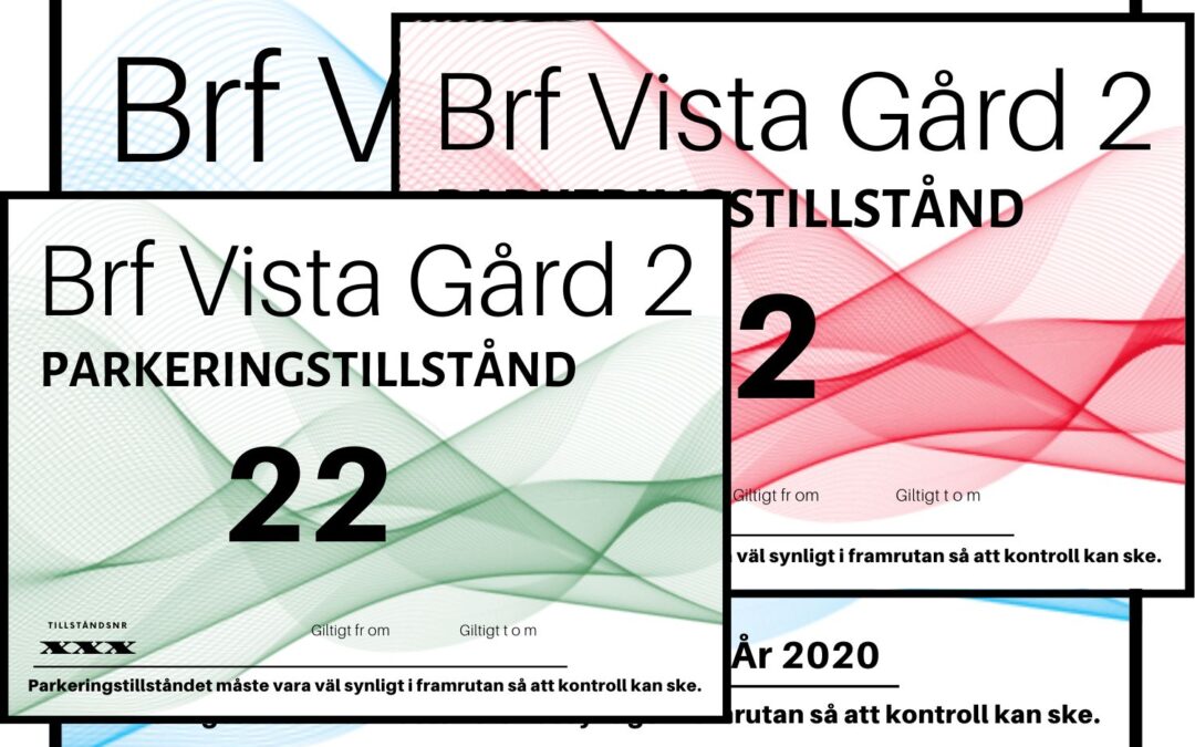 Parkeringstillstånd